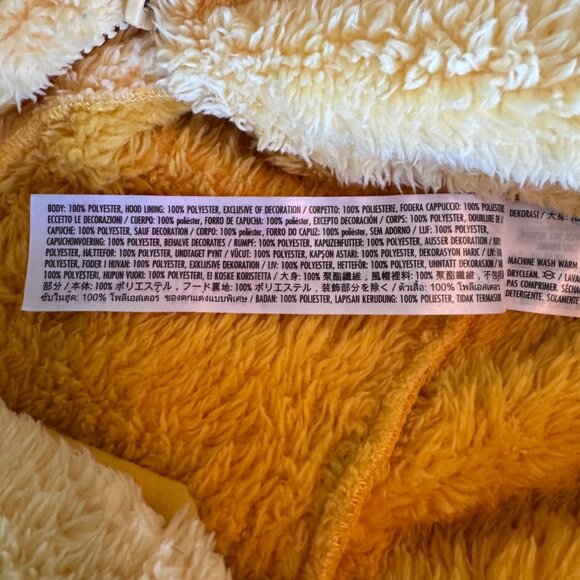 DISNEY STORE Simba Costume Pajamas Kids 5-6 The Lion King Cozy Onesie Halloween - Picture 9 of 10